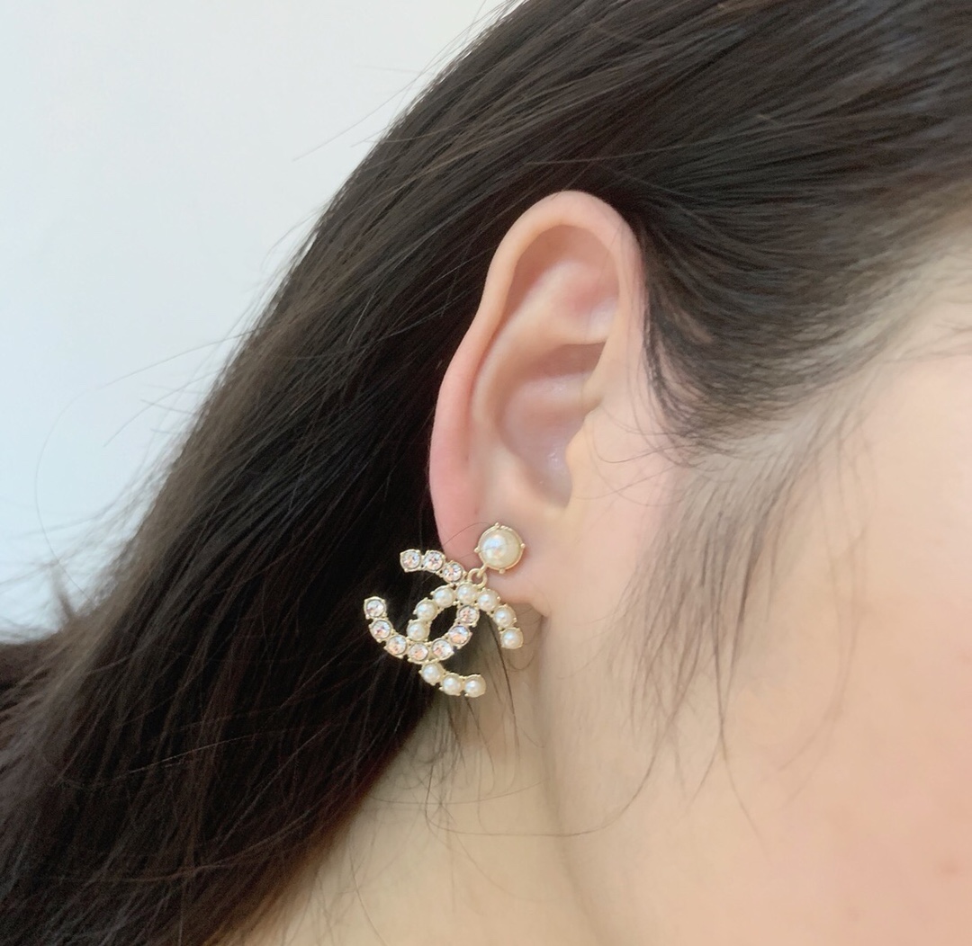 Chanel Earrings Silver