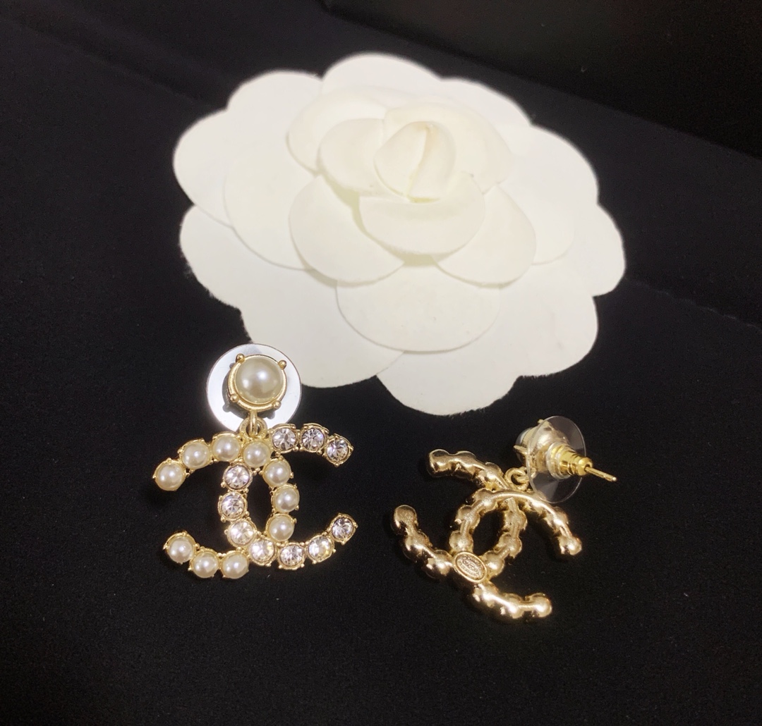 Chanel Earrings Silver