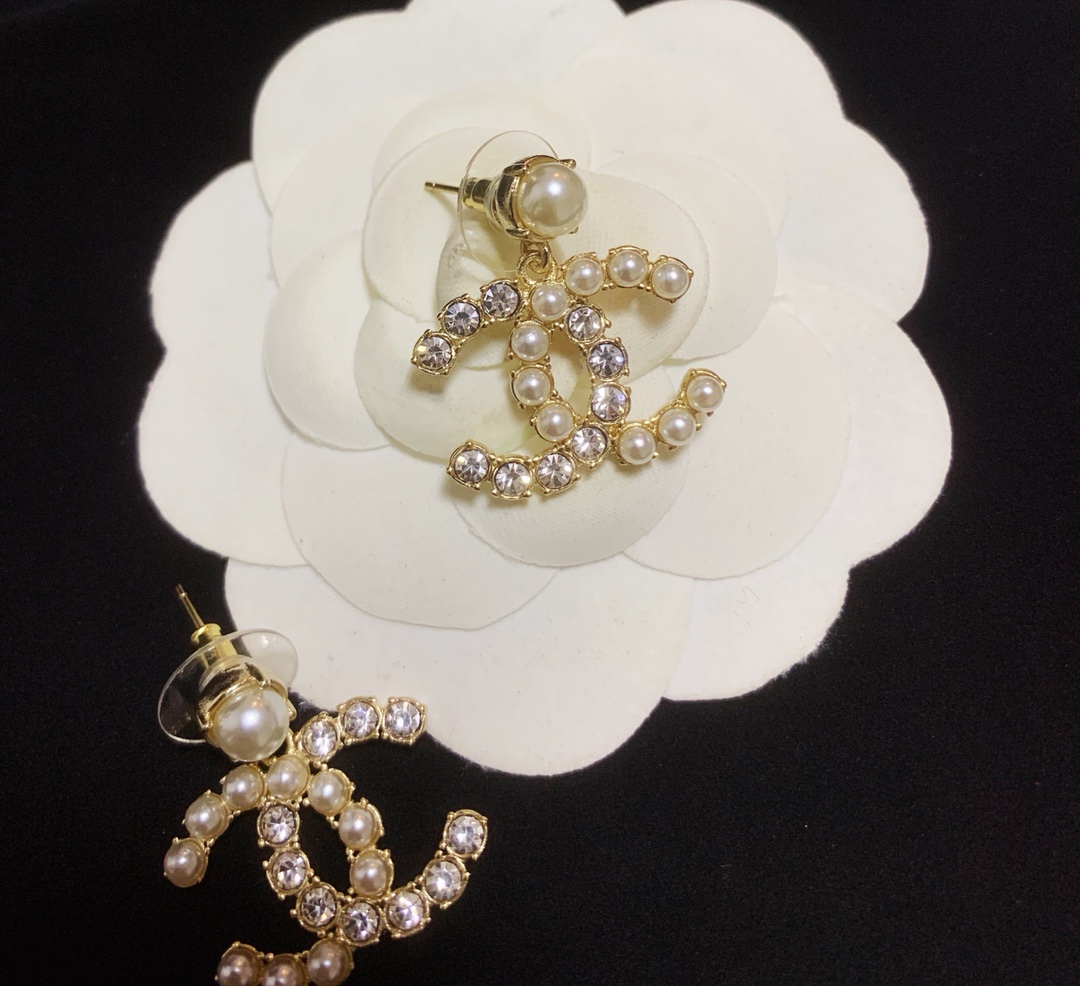 Chanel Earrings Silver