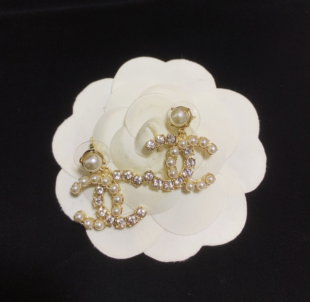 Chanel Earrings Silver