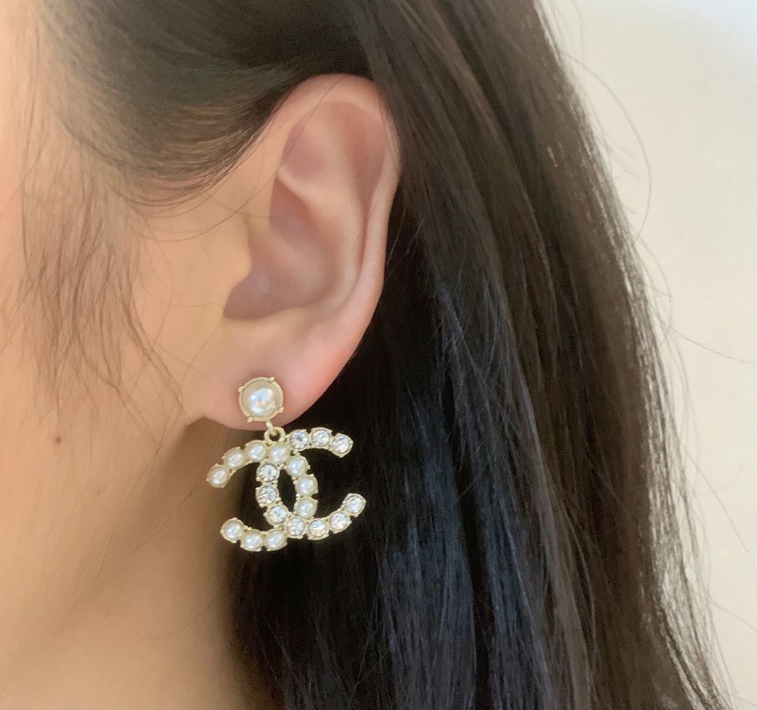 Chanel Earrings Silver