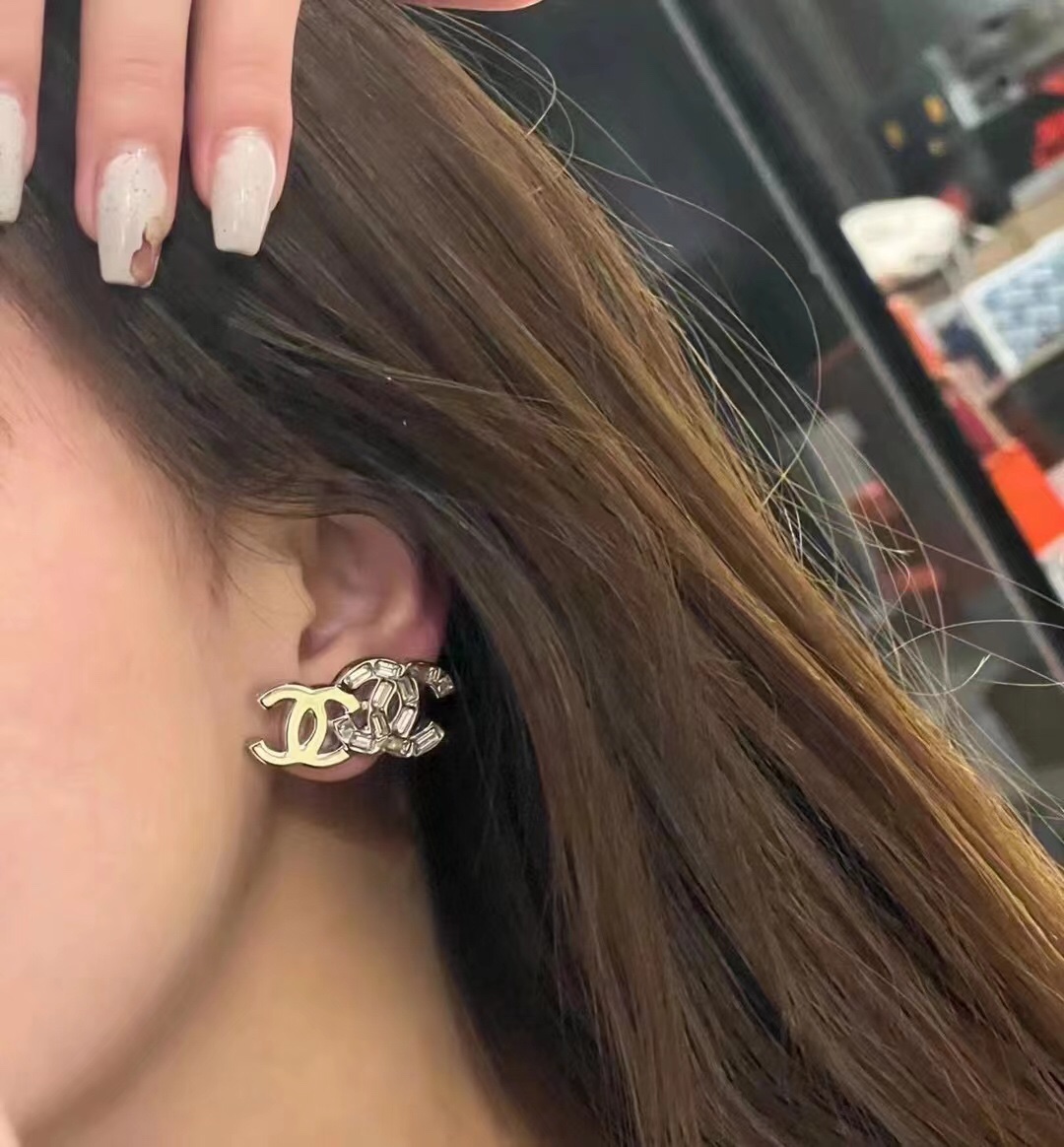 Chanel Earrings Silver
