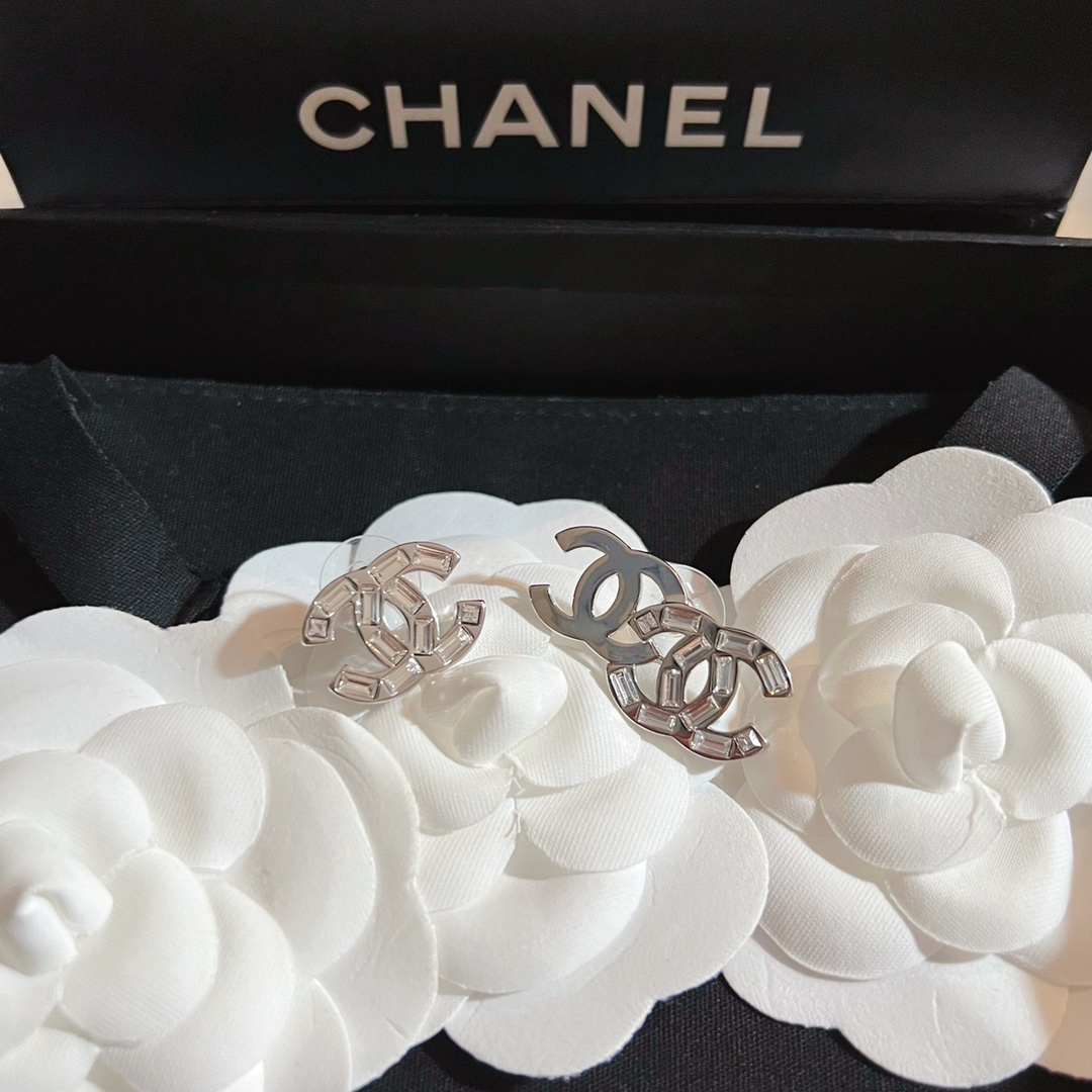 Chanel Earrings Silver