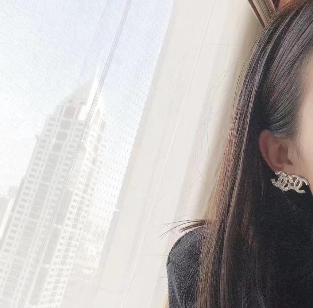 Chanel Earrings Silver
