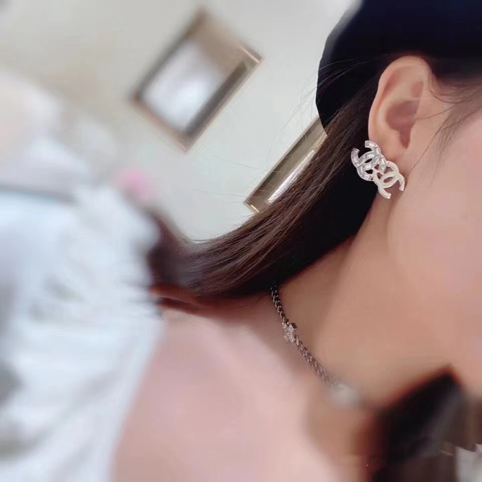 Chanel Earrings Silver