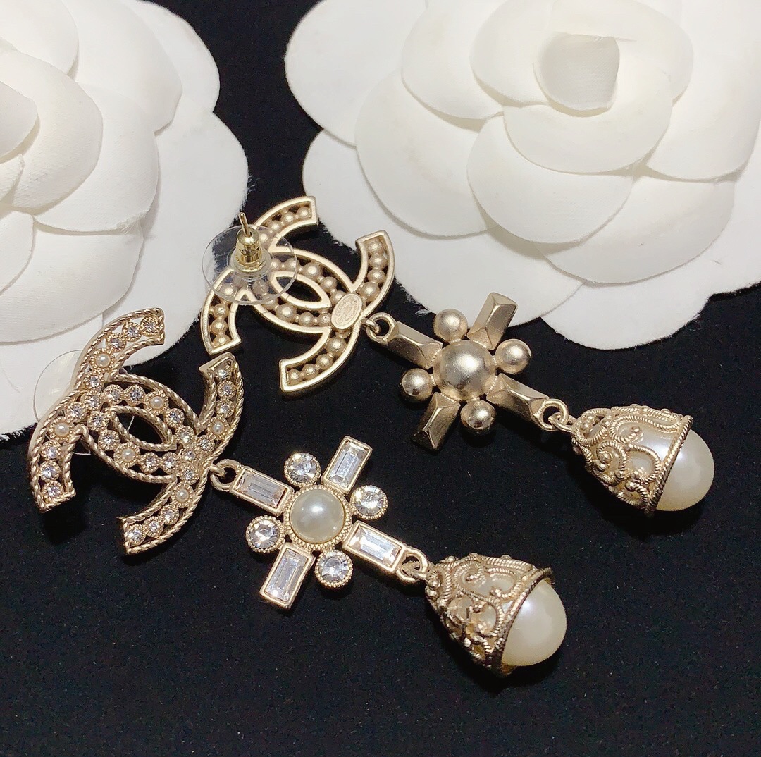 Chanel Earrings Silver