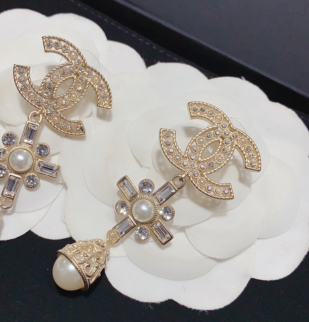 Chanel Earrings Silver