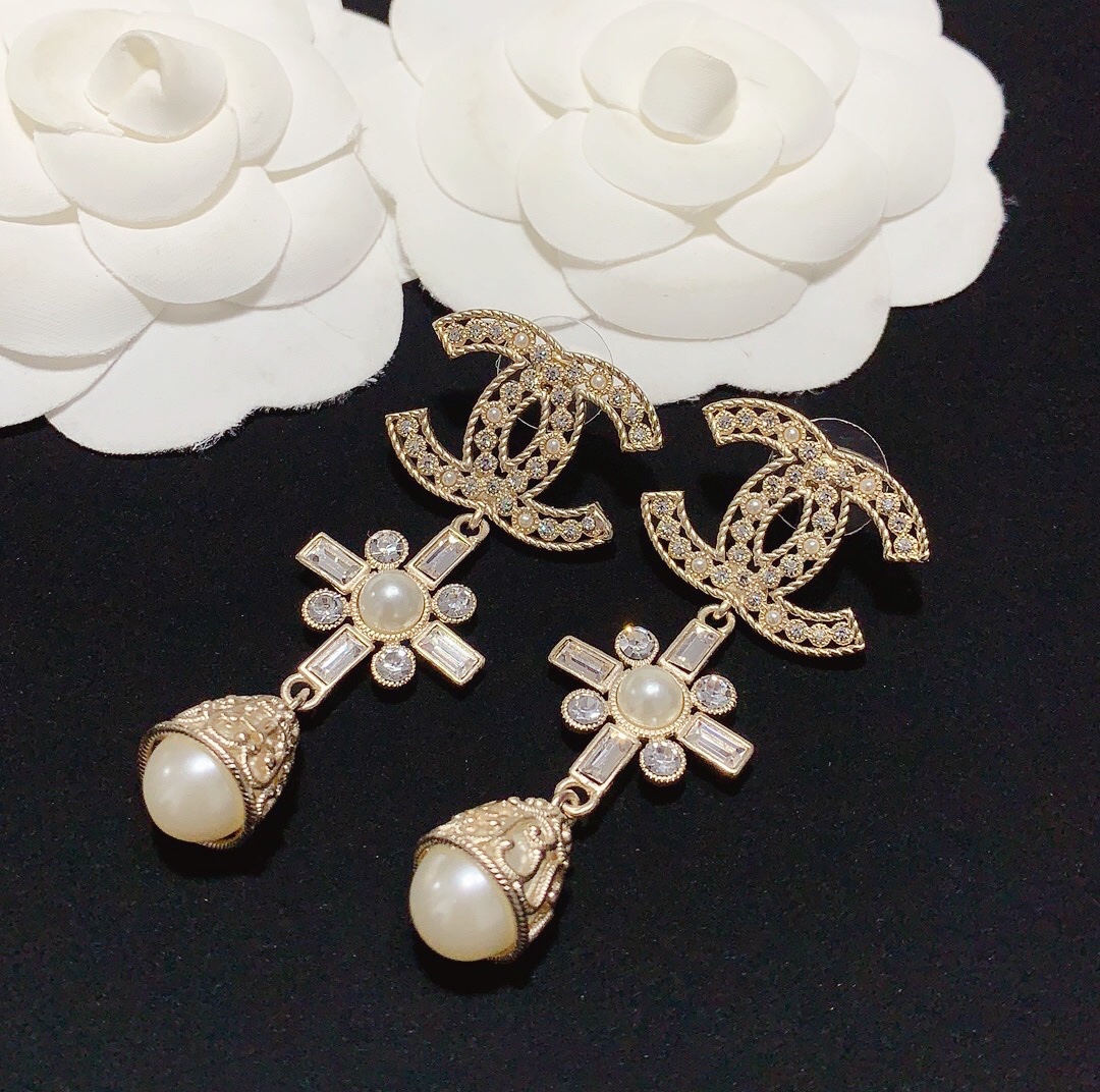 Chanel Earrings Silver