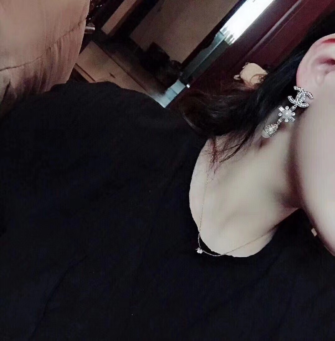 Chanel Earrings Silver