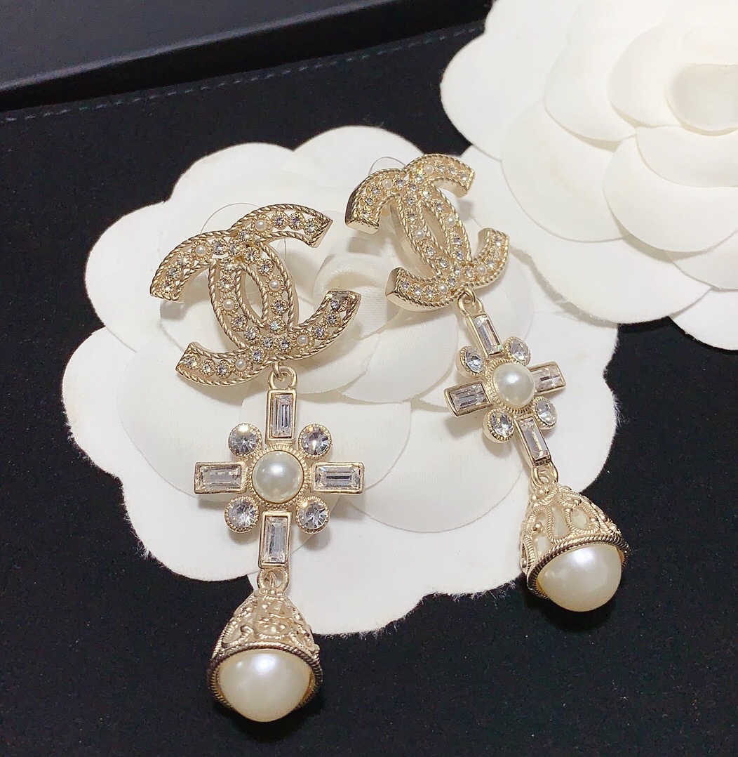 Chanel Earrings Silver