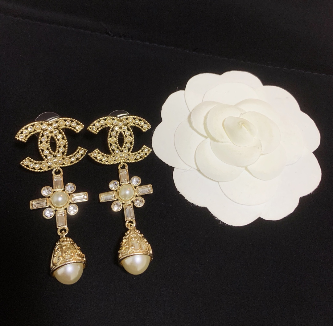 Chanel Earrings Silver