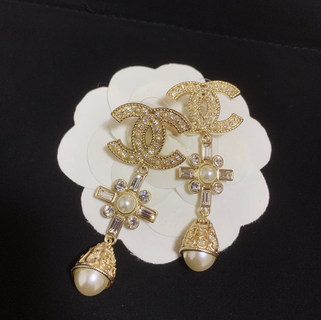 Chanel Earrings Silver