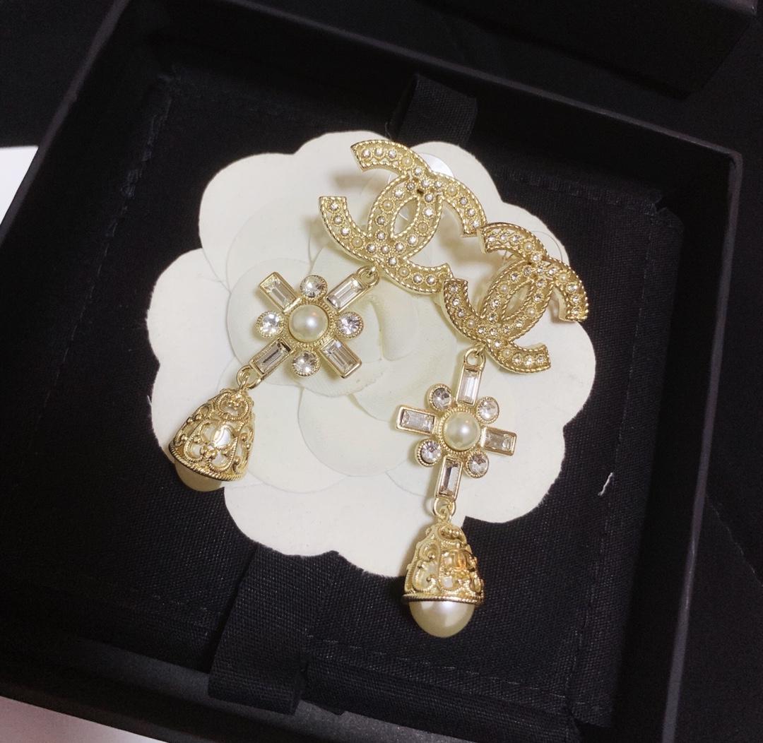 Chanel Earrings Silver