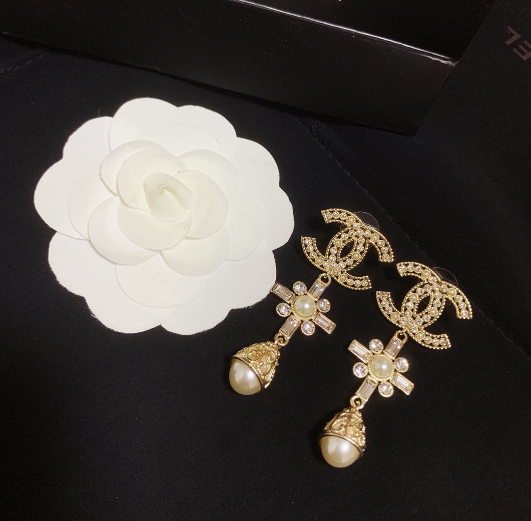 Chanel Earrings Silver