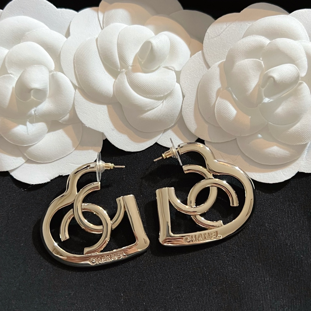 Chanel Earrings Silver