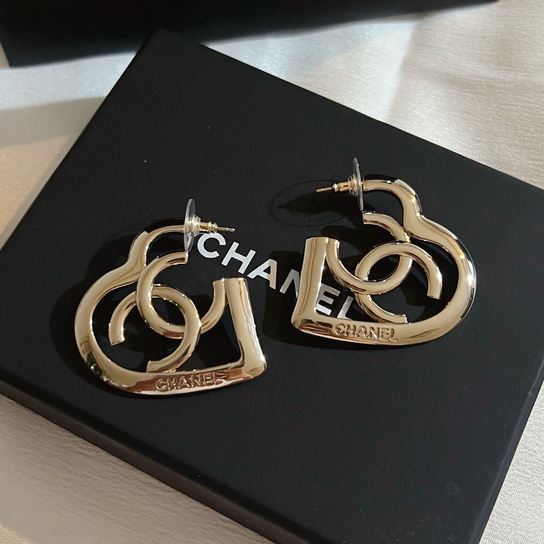 Chanel Earrings Silver