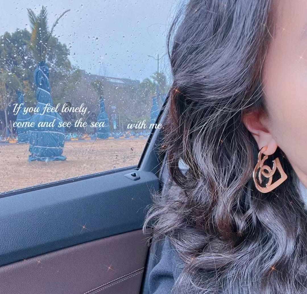 Chanel Earrings Silver