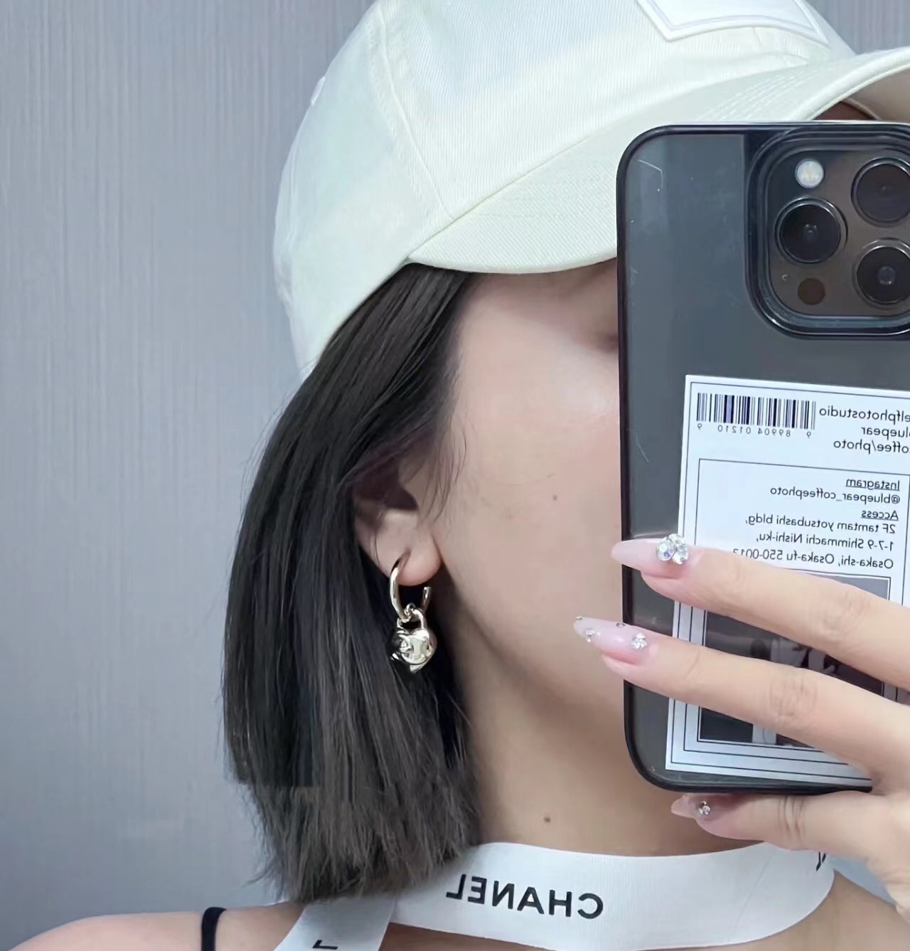 Chanel Earrings Silver