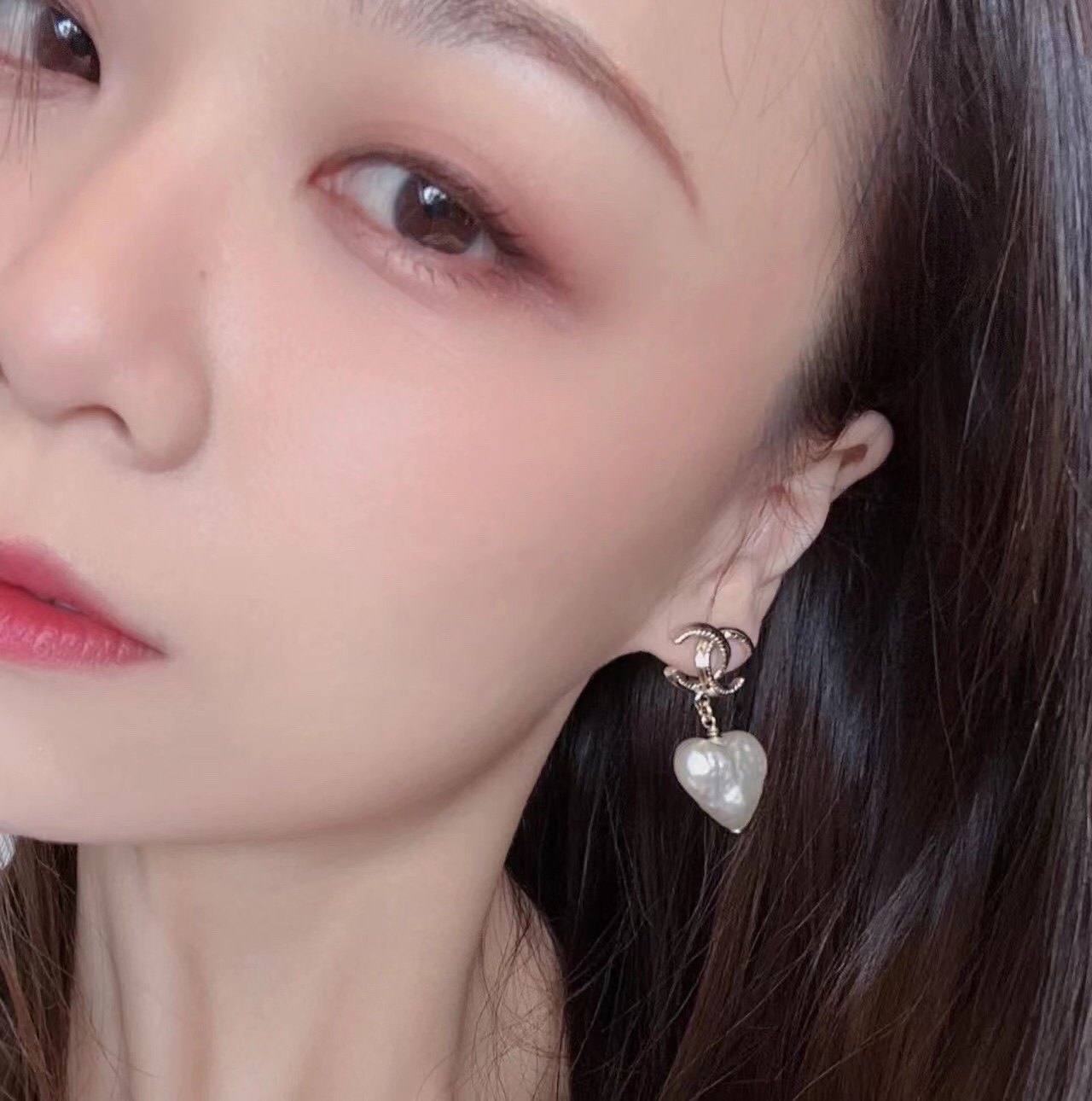 Chanel Earrings Silver