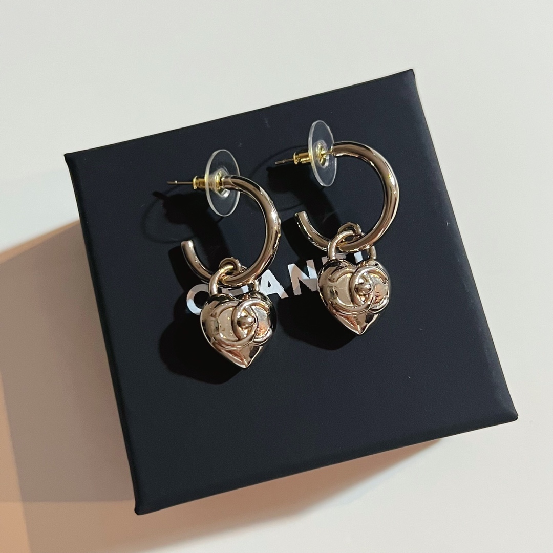 Chanel Earrings Silver