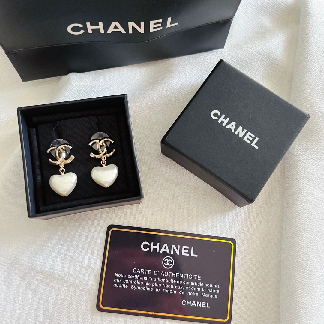 Chanel Earrings Silver