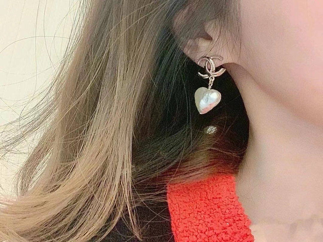 Chanel Earrings Silver