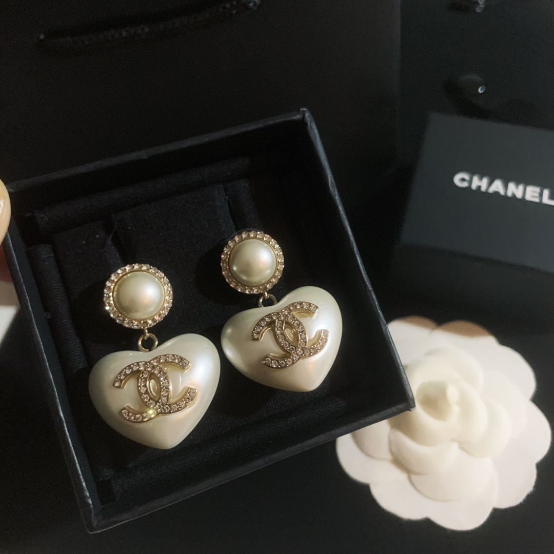 Chanel Earrings Silver
