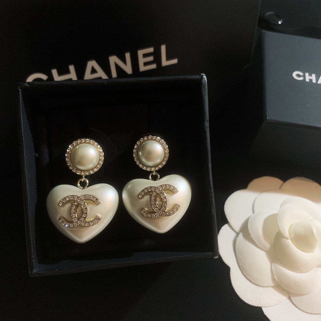 Chanel Earrings Silver
