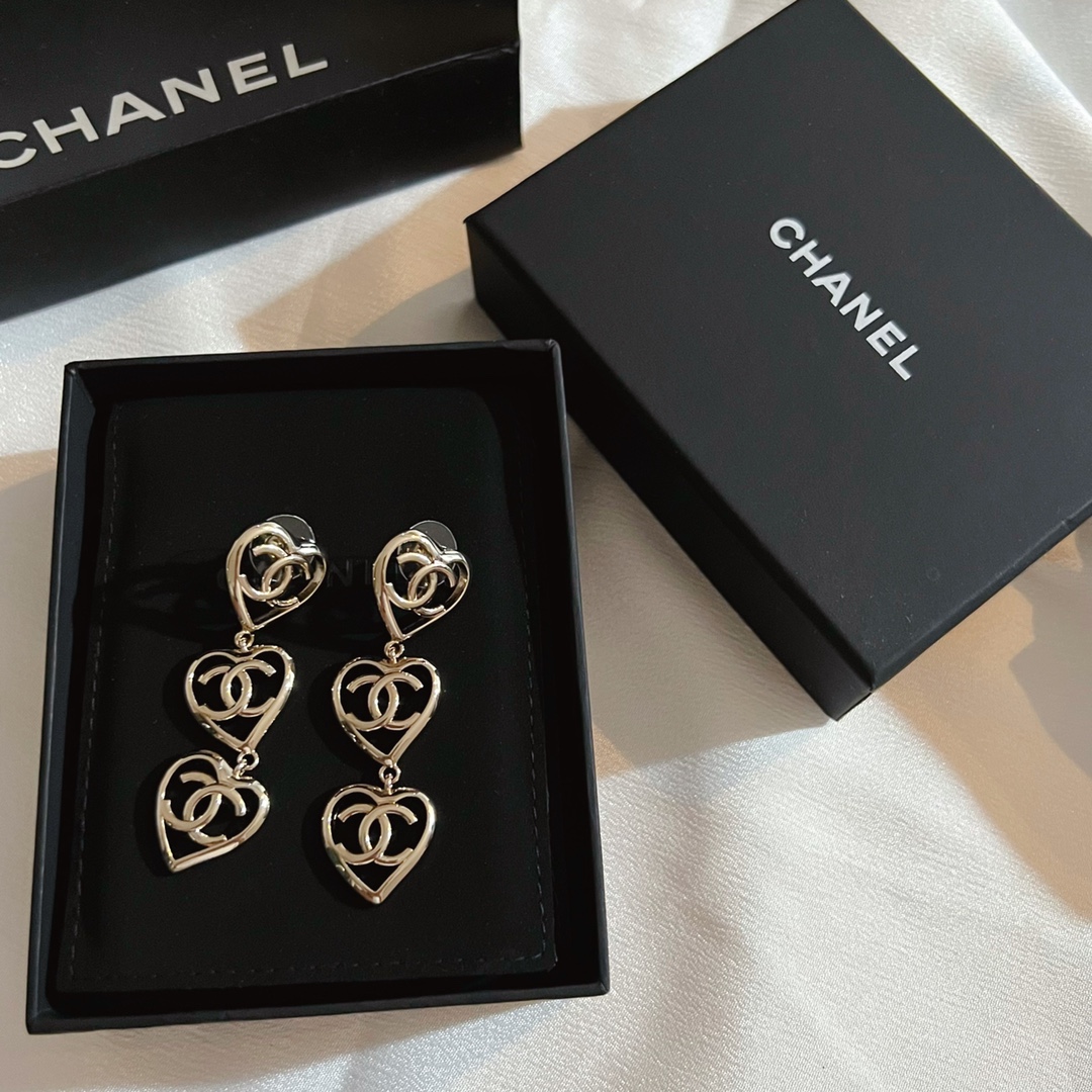 Chanel Earrings Silver