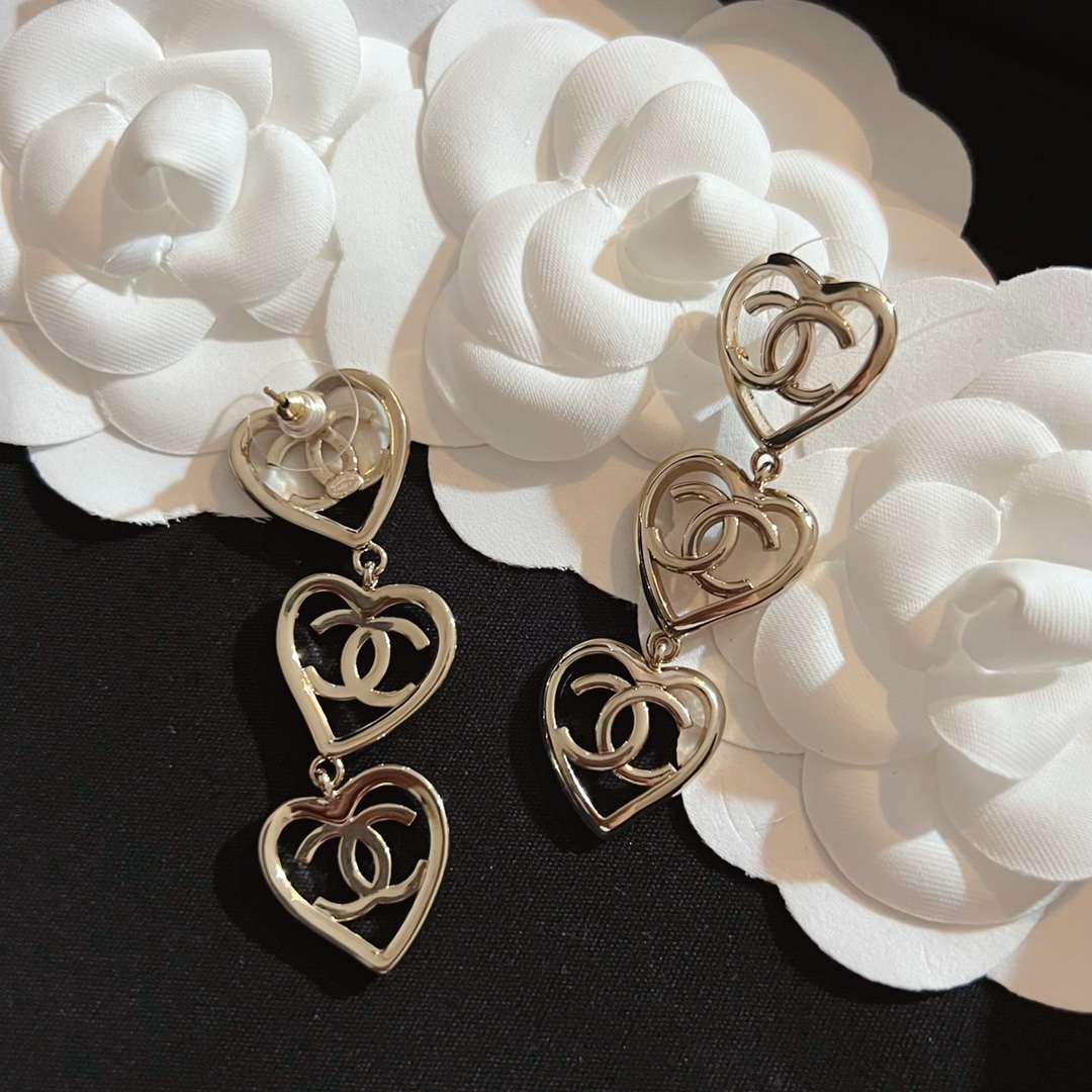 Chanel Earrings Silver