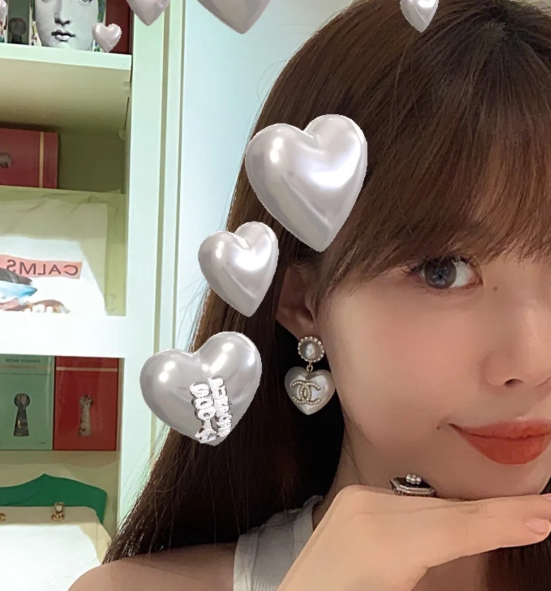 Chanel Earrings Silver