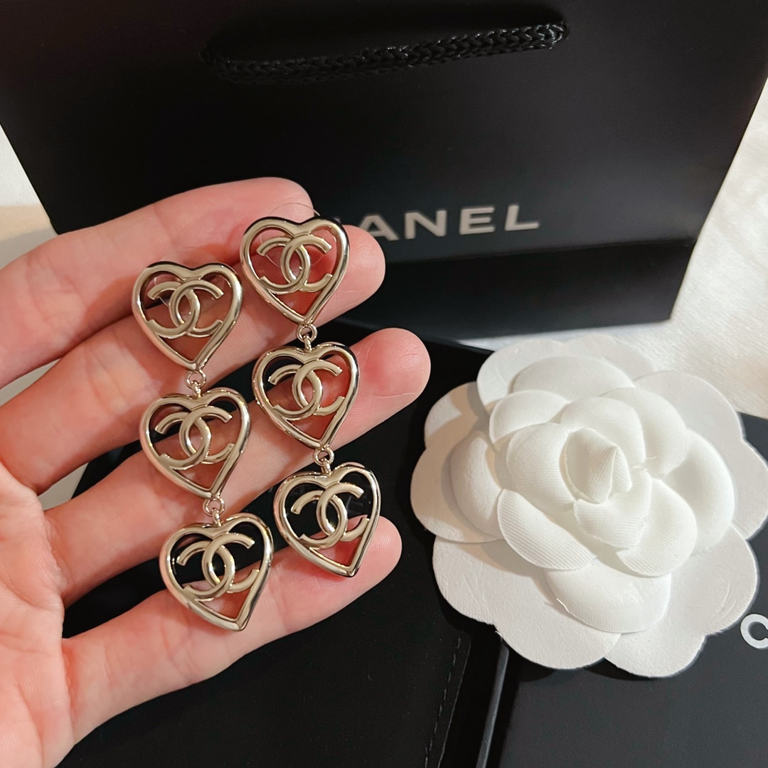 Chanel Earrings Silver