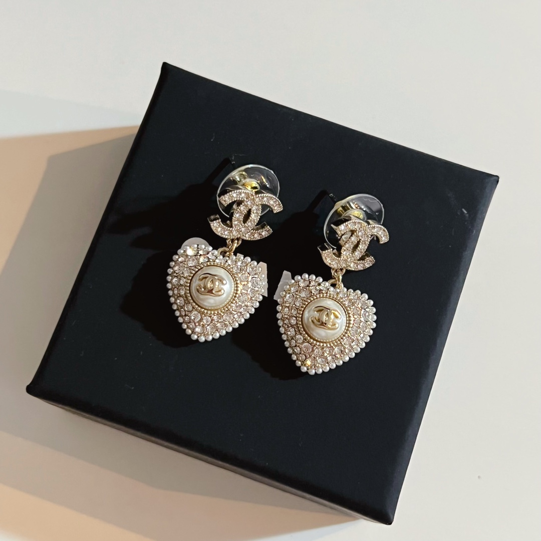 Chanel Earrings Silver