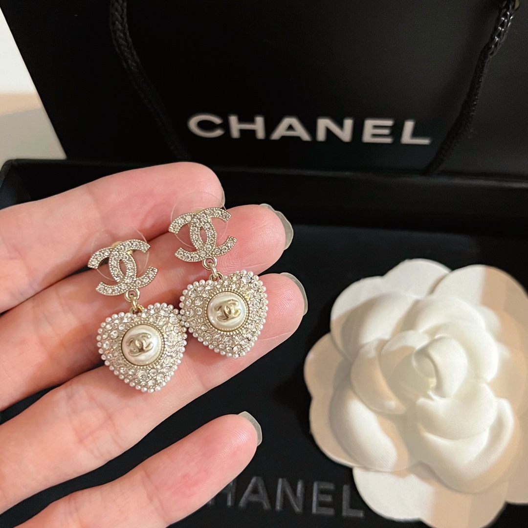 Chanel Earrings Silver