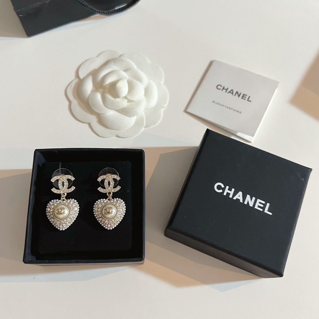 Chanel Earrings Silver
