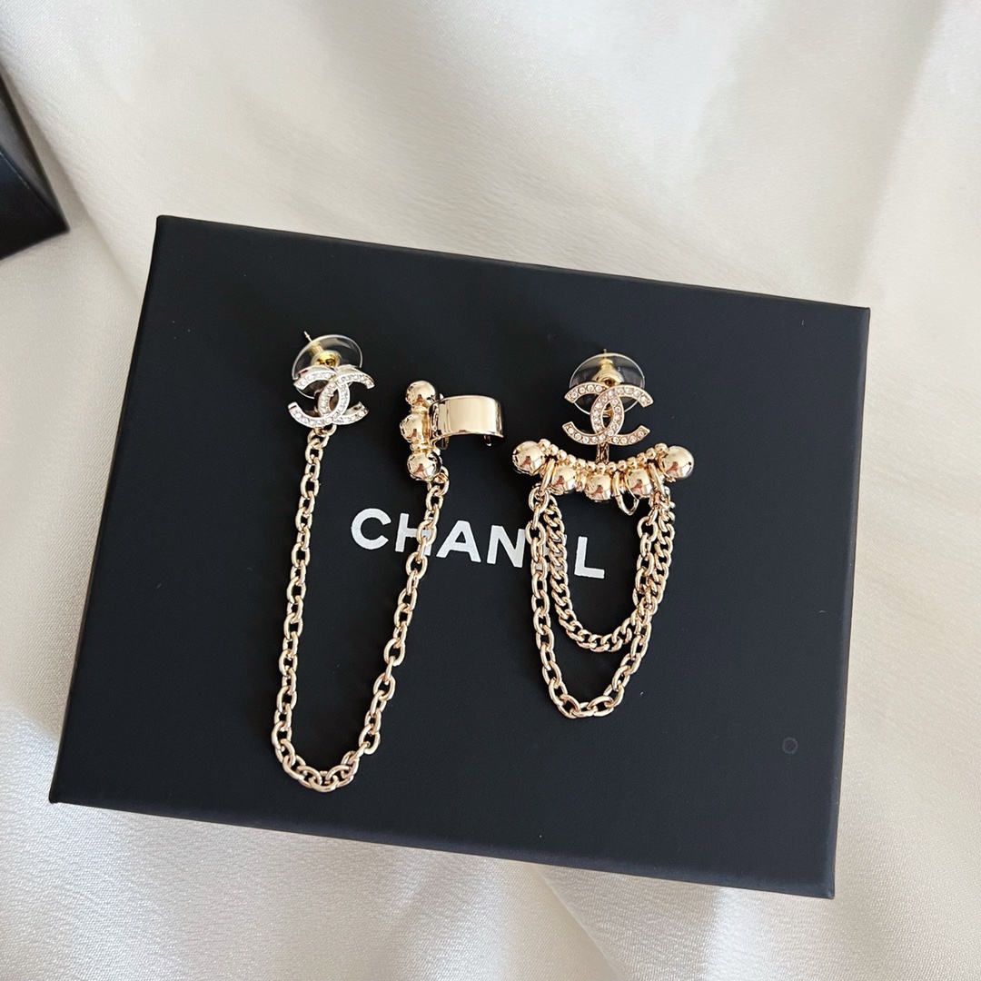 Chanel Earrings Silver