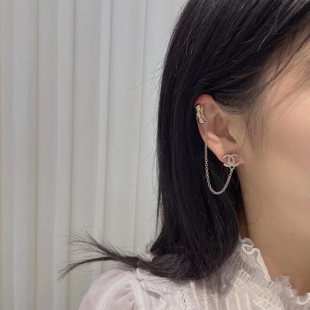 Chanel Earrings Silver
