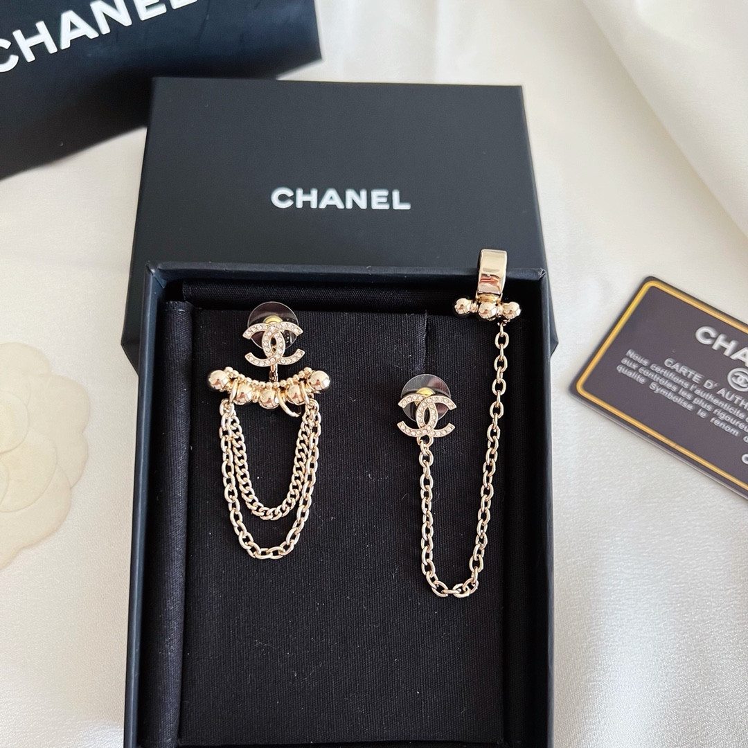 Chanel Earrings Silver