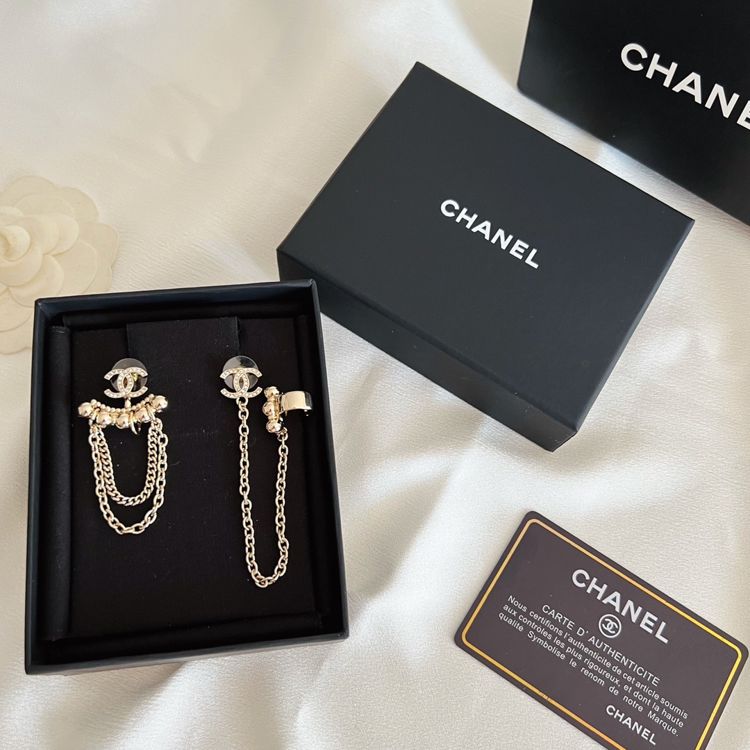 Chanel Earrings Silver