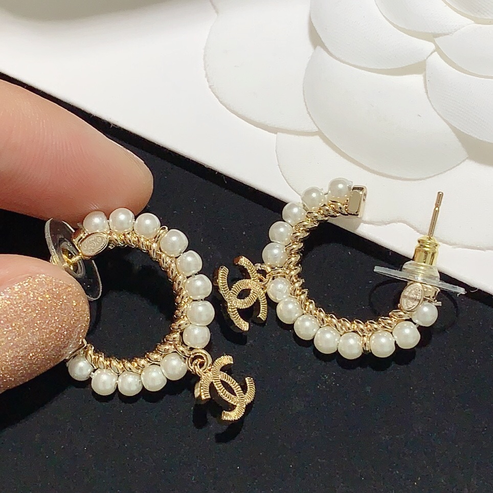 Chanel Earrings Silver