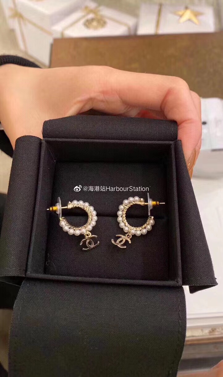 Chanel Earrings Silver