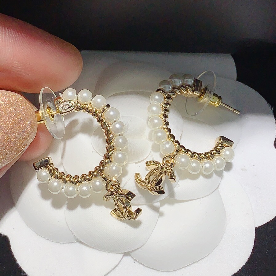 Chanel Earrings Silver