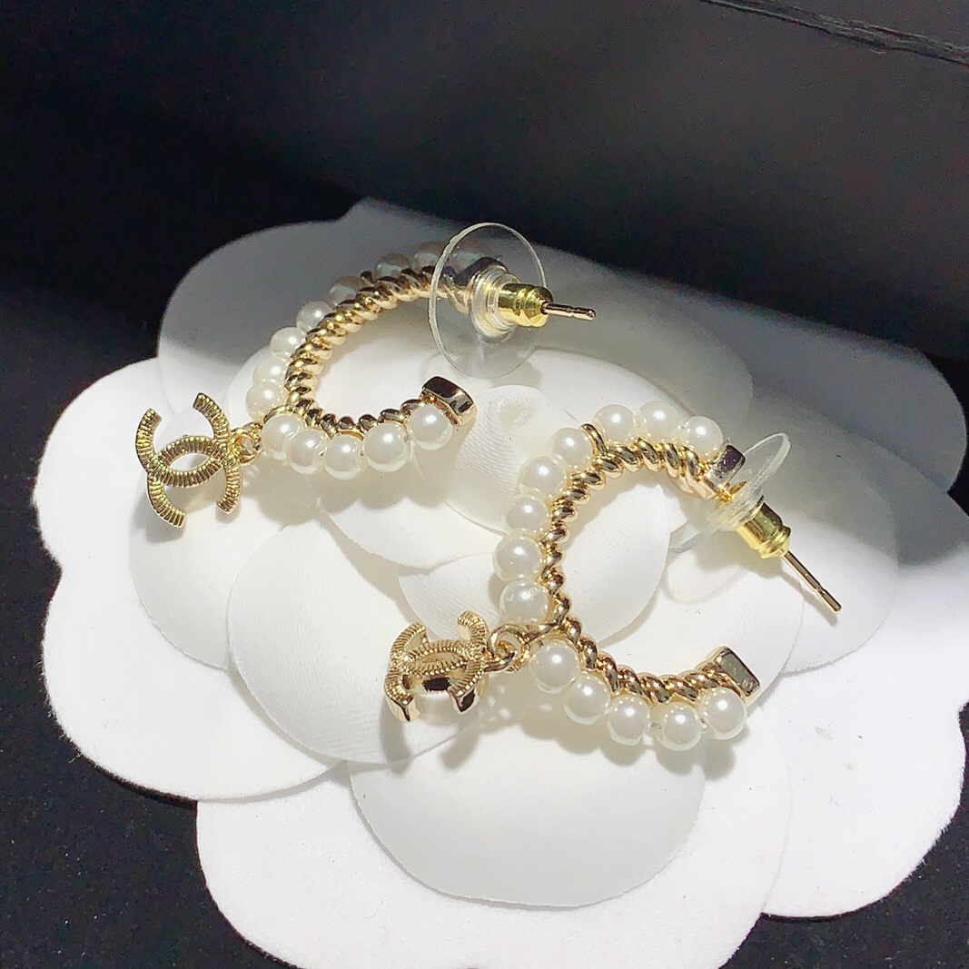 Chanel Earrings Silver