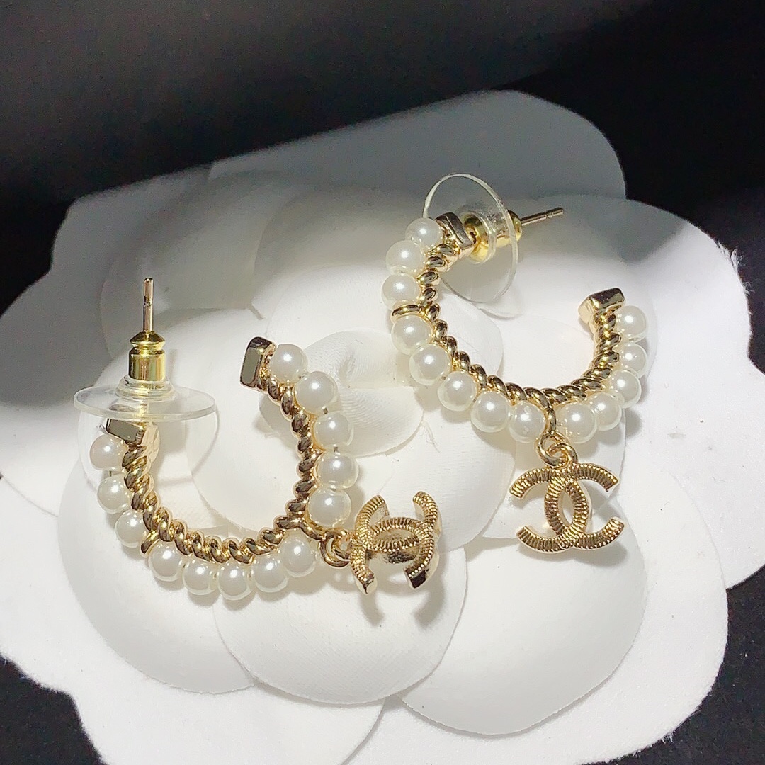 Chanel Earrings Silver