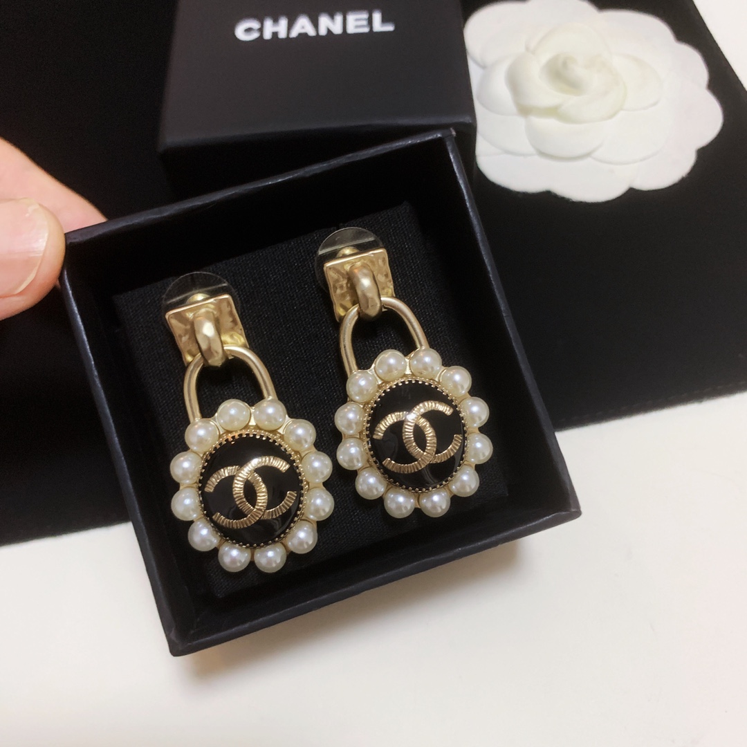 Chanel Earrings Silver