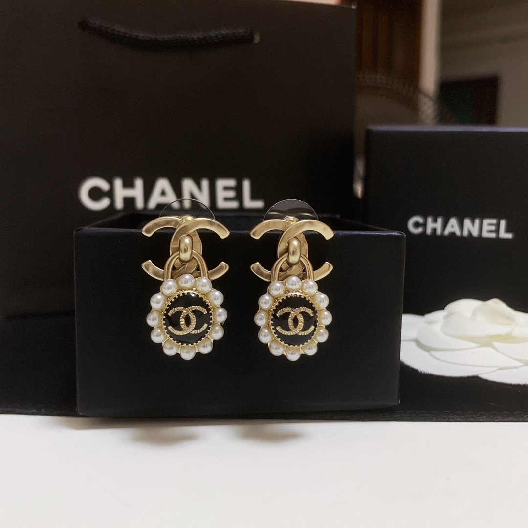 Chanel Earrings Silver