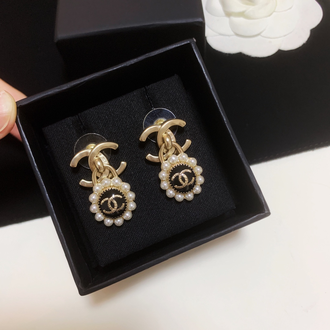 Chanel Earrings Silver
