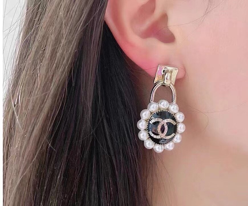 Chanel Earrings Silver