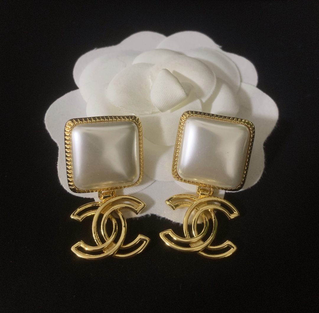 Chanel Earrings Silver