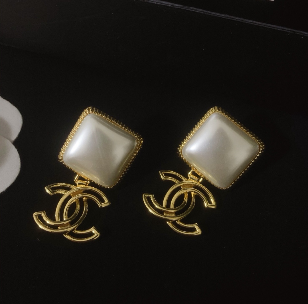 Chanel Earrings Silver